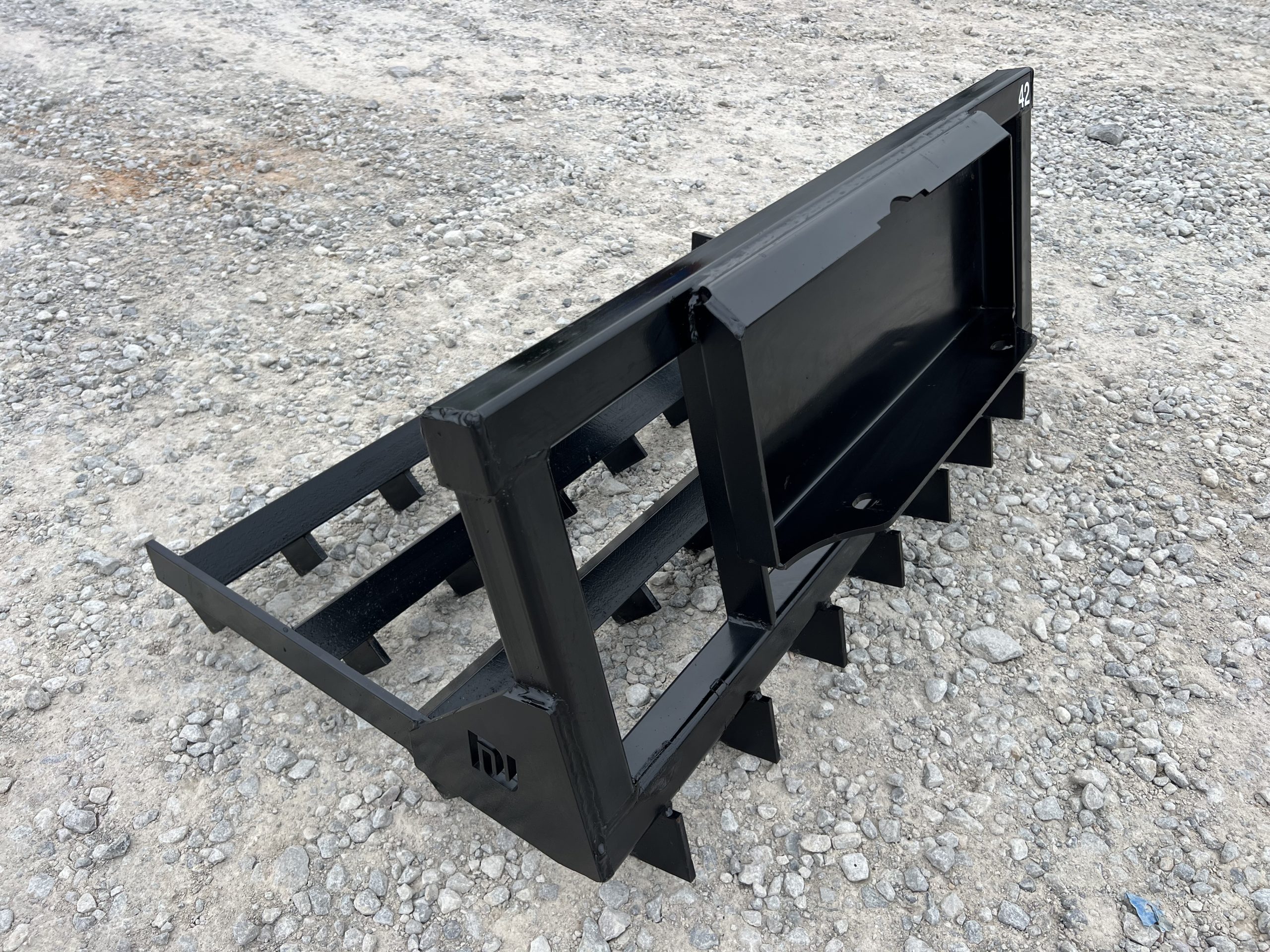 PROWORKS 42" Land Plane Grading Leveler with Scarifier Teeth Fits Mini Skid Steer - Image 8