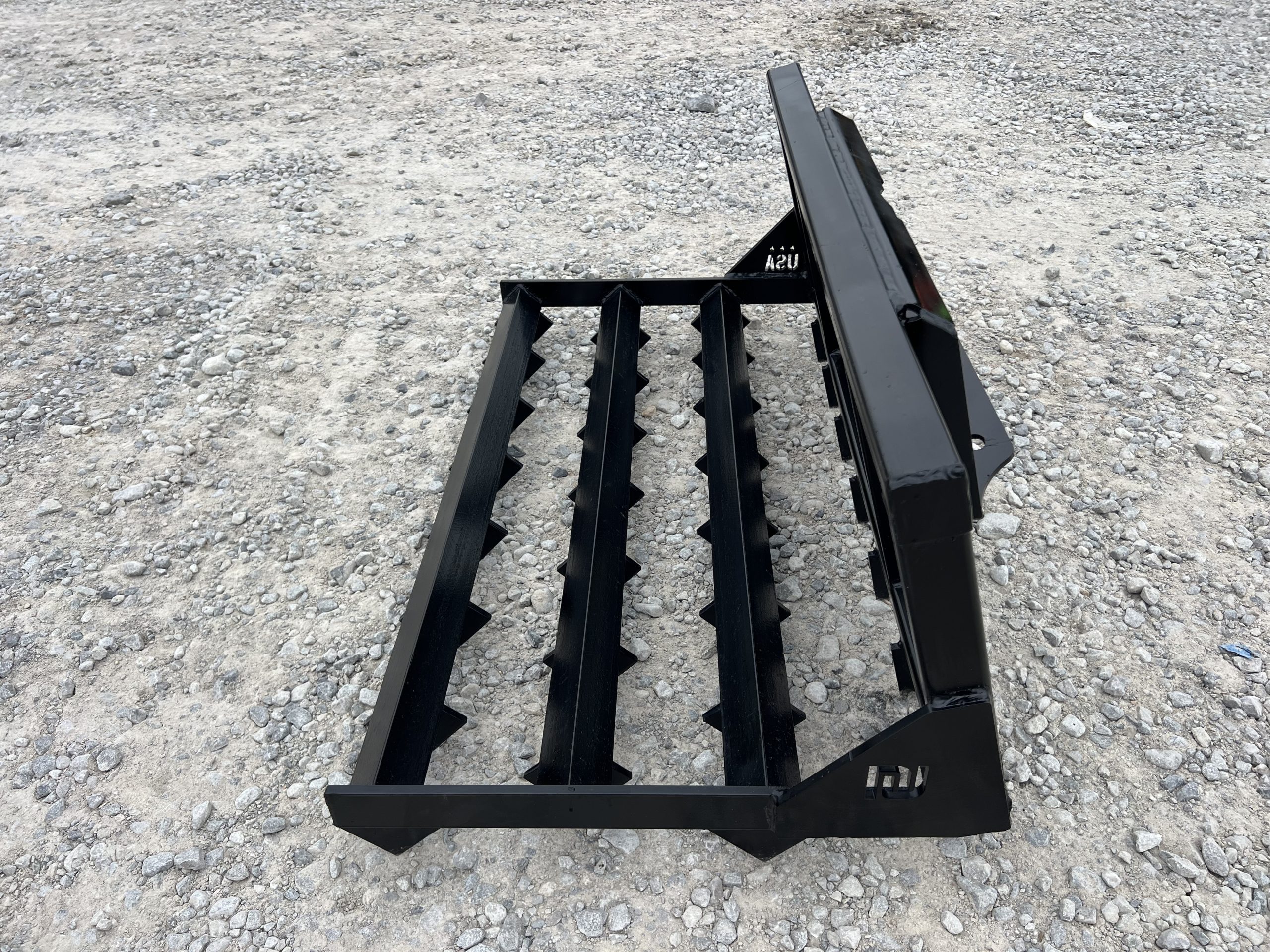 PROWORKS 42" Land Plane Grading Leveler with Scarifier Teeth Fits Mini Skid Steer - Image 9