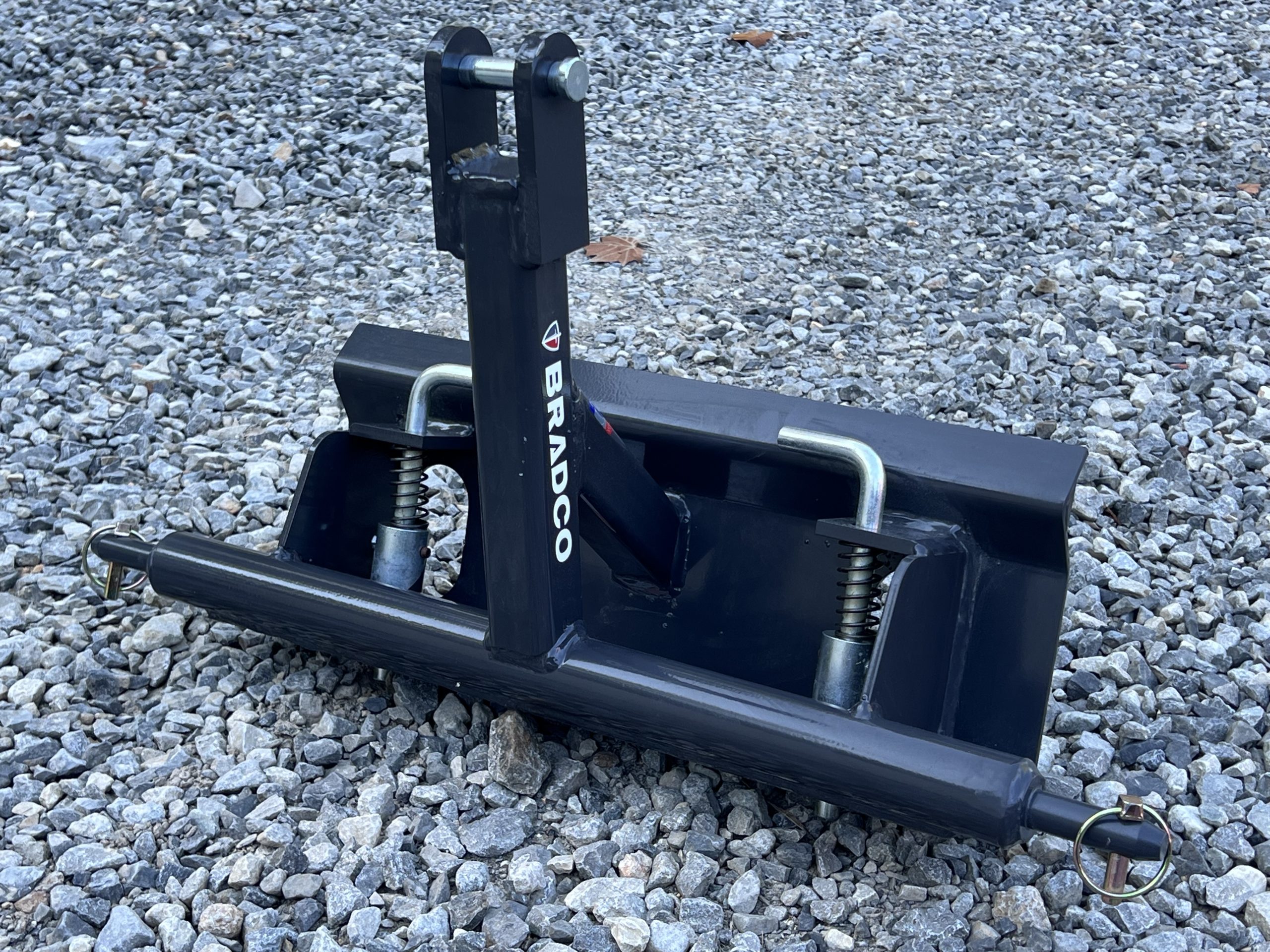 Bradco Cat 1 3 Point Hitch Tractor to CII Mini Universal Skid Steer Adapter Conversion - Image 2
