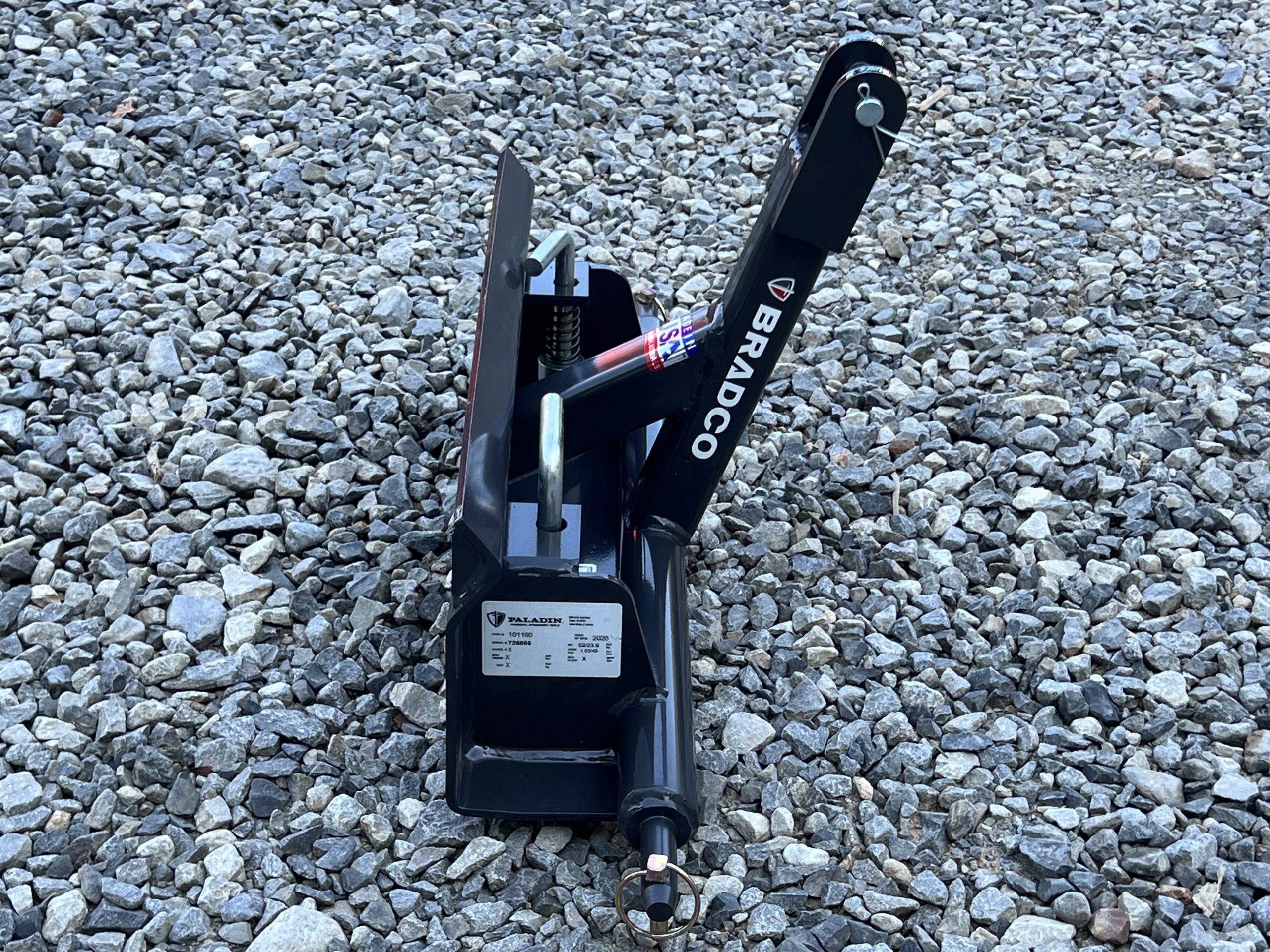 Bradco Cat 1 3 Point Hitch Tractor to CII Mini Universal Skid Steer Adapter Conversion - Image 5