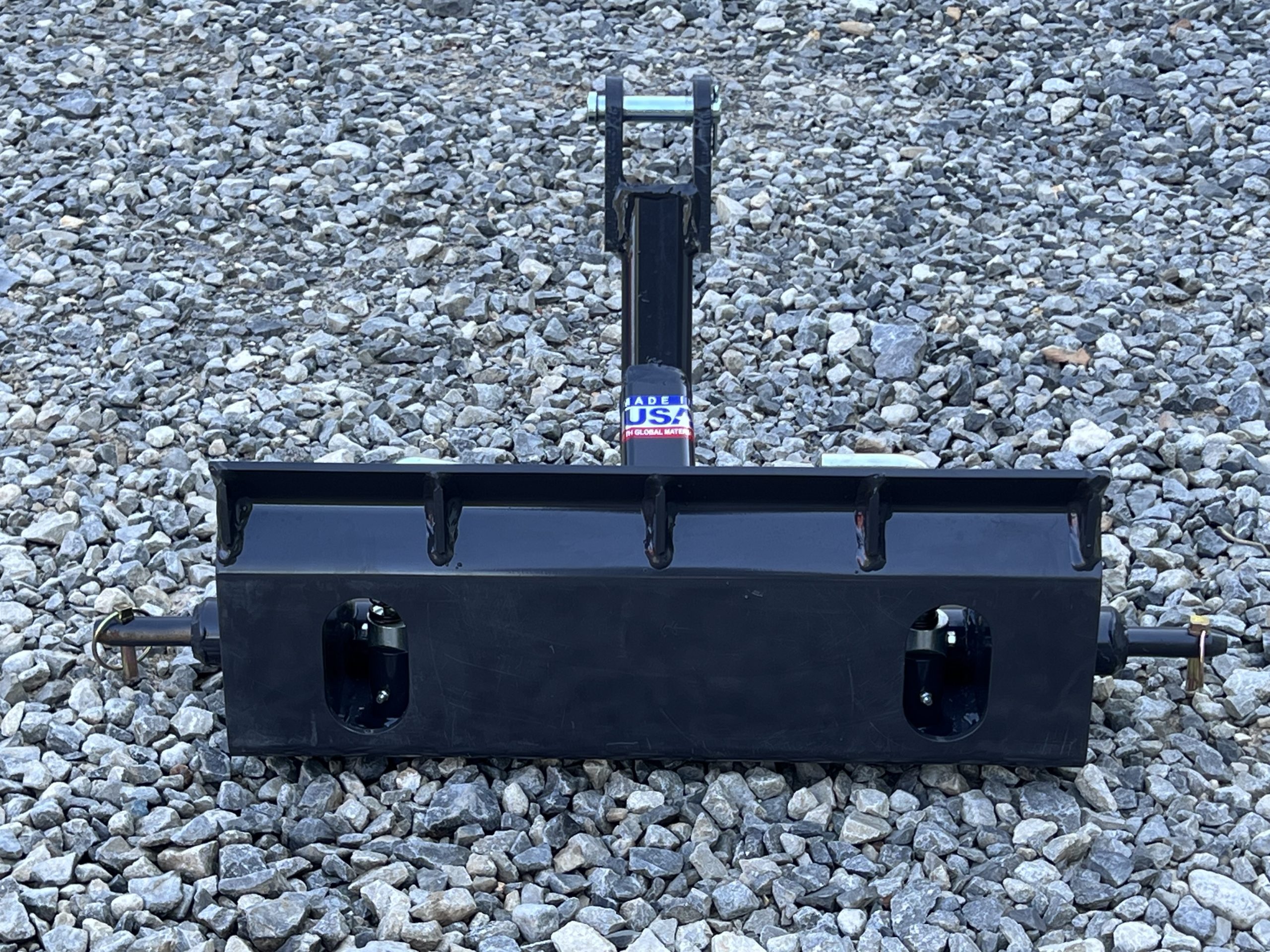 Bradco Cat 1 3 Point Hitch Tractor to CII Mini Universal Skid Steer Adapter Conversion - Image 7
