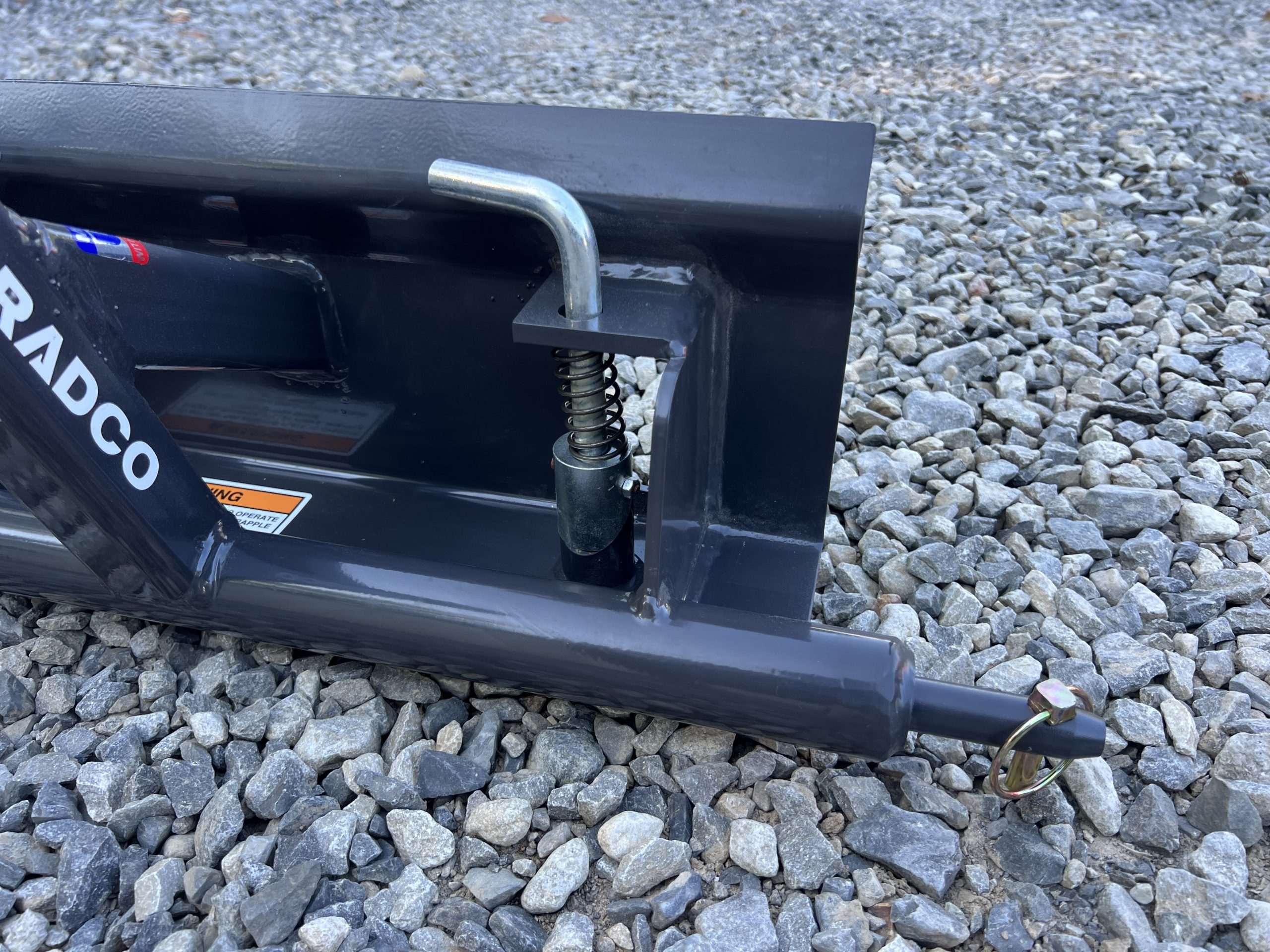 Bradco Cat 1 3 Point Hitch Tractor to CII Mini Universal Skid Steer Adapter Conversion - Image 11