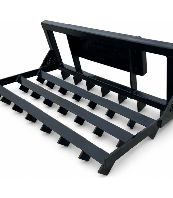 PROWORKS 42" Land Plane Grading Leveler with Scarifier Teeth Fits Mini Skid Steer