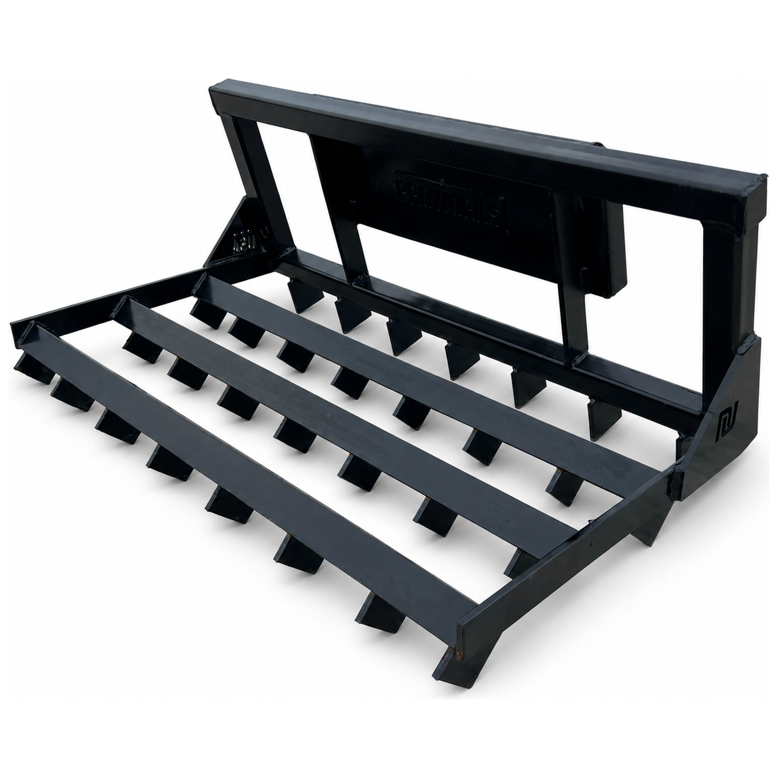 PROWORKS 42" Land Plane Grading Leveler with Scarifier Teeth Fits Mini Skid Steer