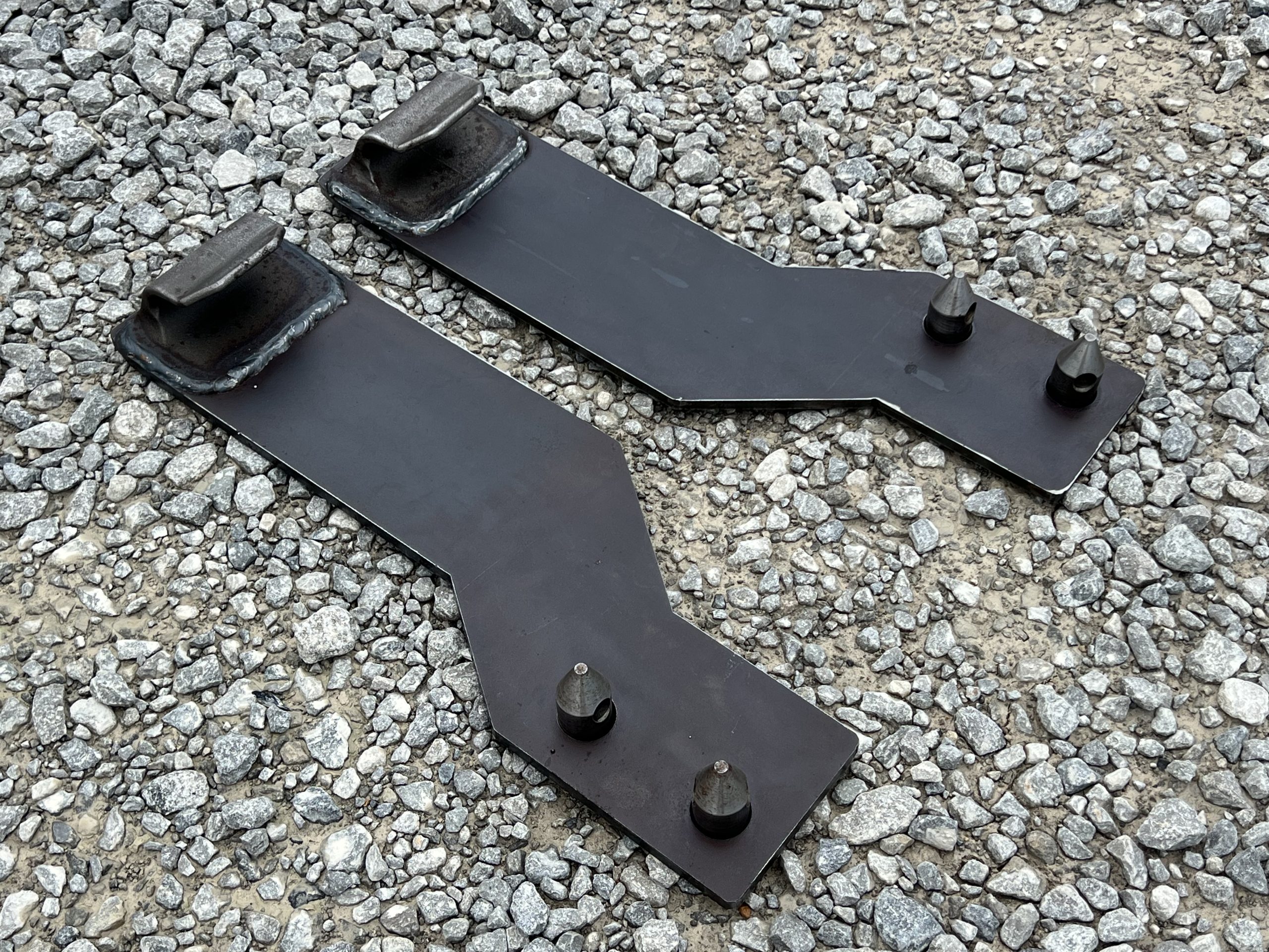 Pair Mounting Brackets Tractor Loader Quick Tach Weld On John Deere Steel USA - Image 6