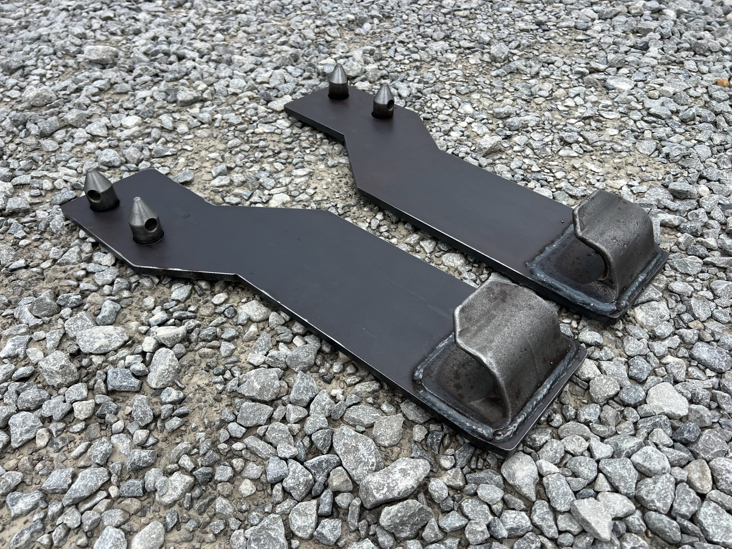 Pair Mounting Brackets Tractor Loader Quick Tach Weld On John Deere Steel USA - Image 10