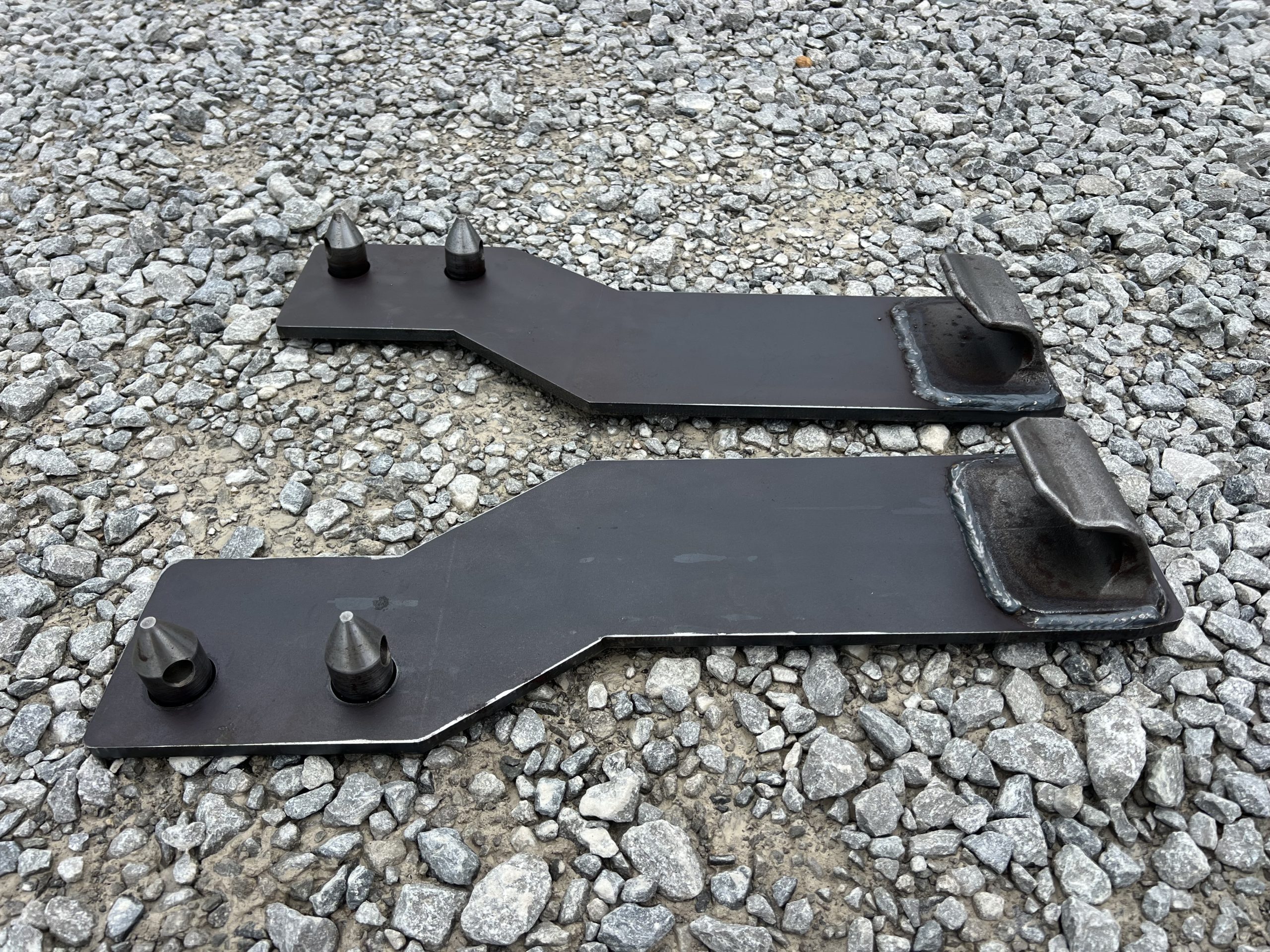Pair Mounting Brackets Tractor Loader Quick Tach Weld On John Deere Steel USA - Image 11