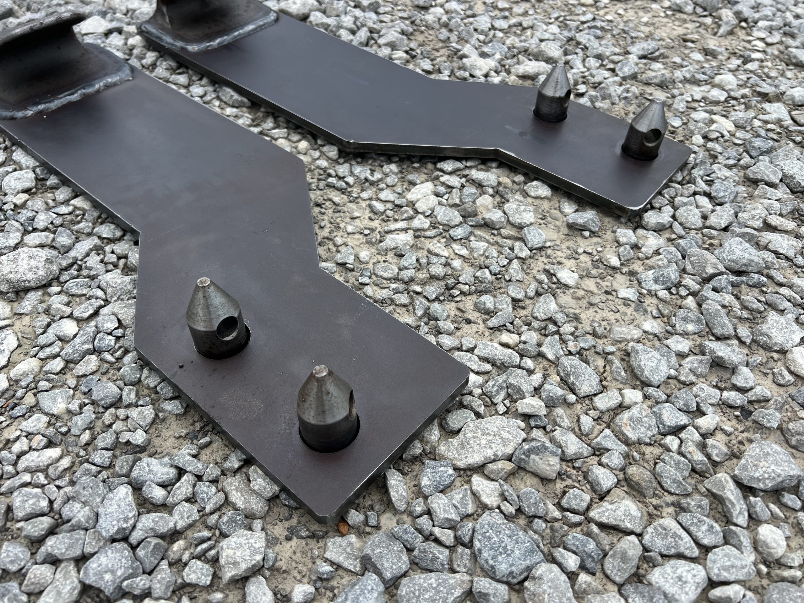 Pair Mounting Brackets Tractor Loader Quick Tach Weld On John Deere Steel USA - Image 14