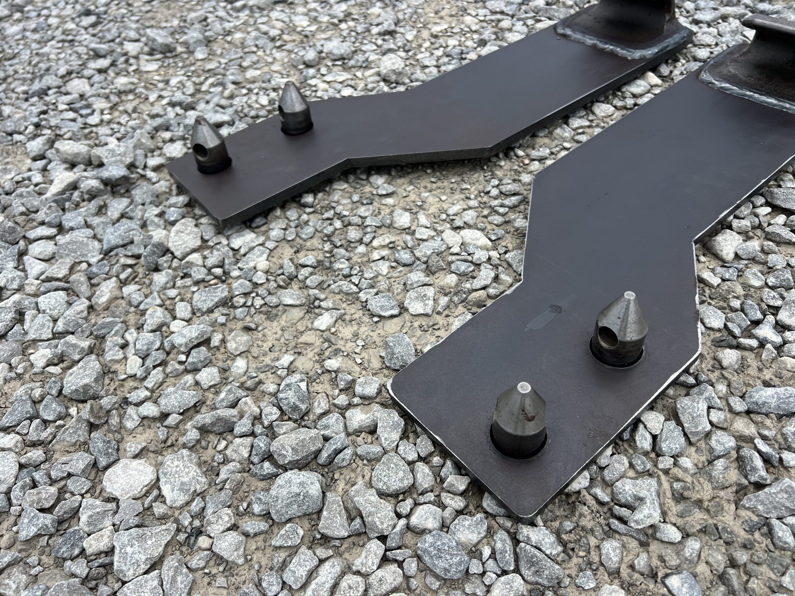 Pair Mounting Brackets Tractor Loader Quick Tach Weld On John Deere Steel USA - Image 15