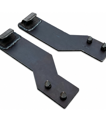 Pair Mounting Brackets Tractor Loader Quick Tach Weld On John Deere Steel USA