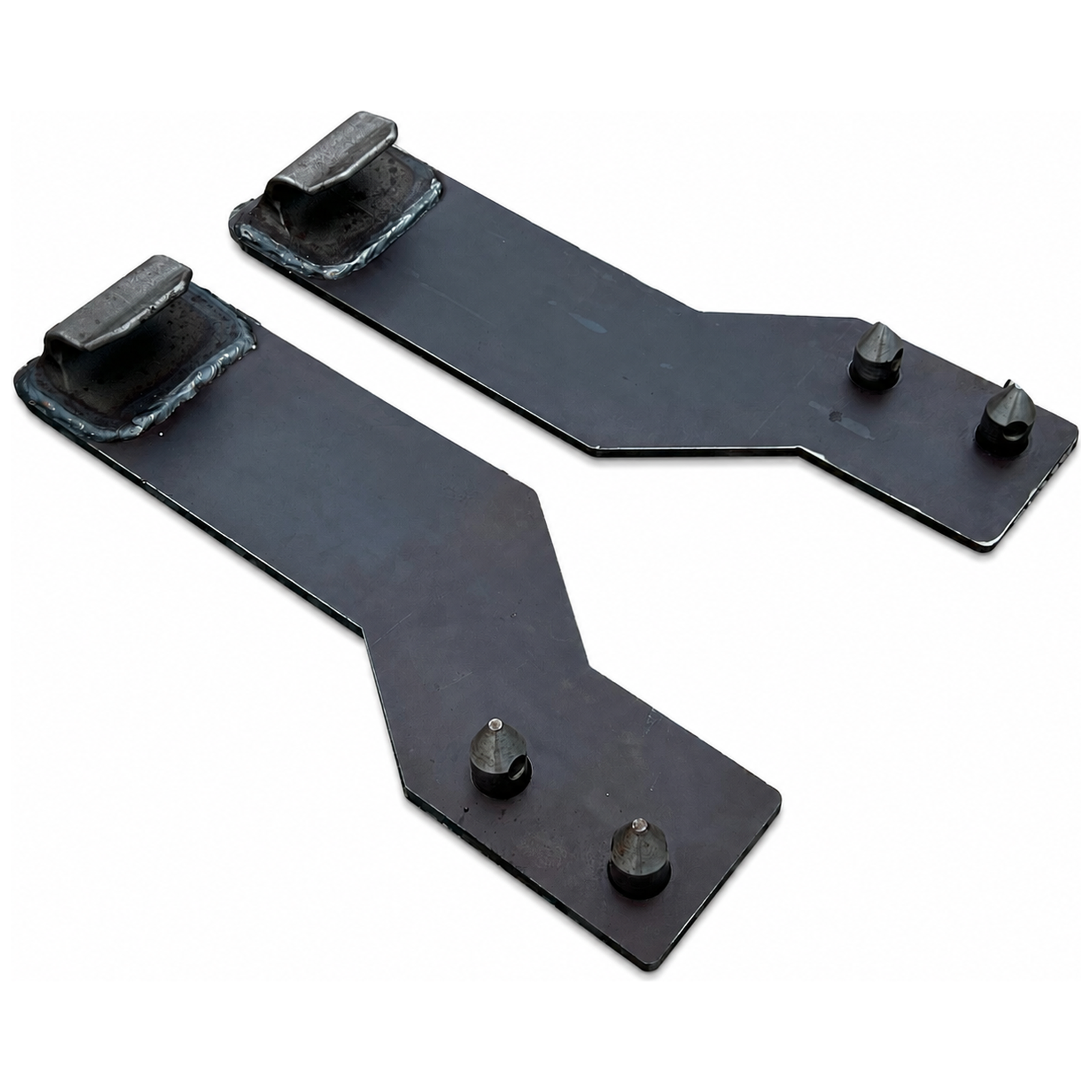 Pair Mounting Brackets Tractor Loader Quick Tach Weld On John Deere Steel USA