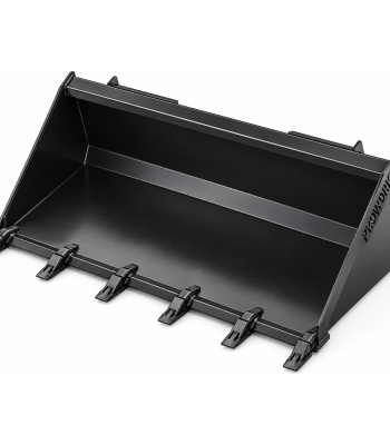PROWORKS 60″ Compact Tractor Tooth Bucket Skid Steer Quick Attach